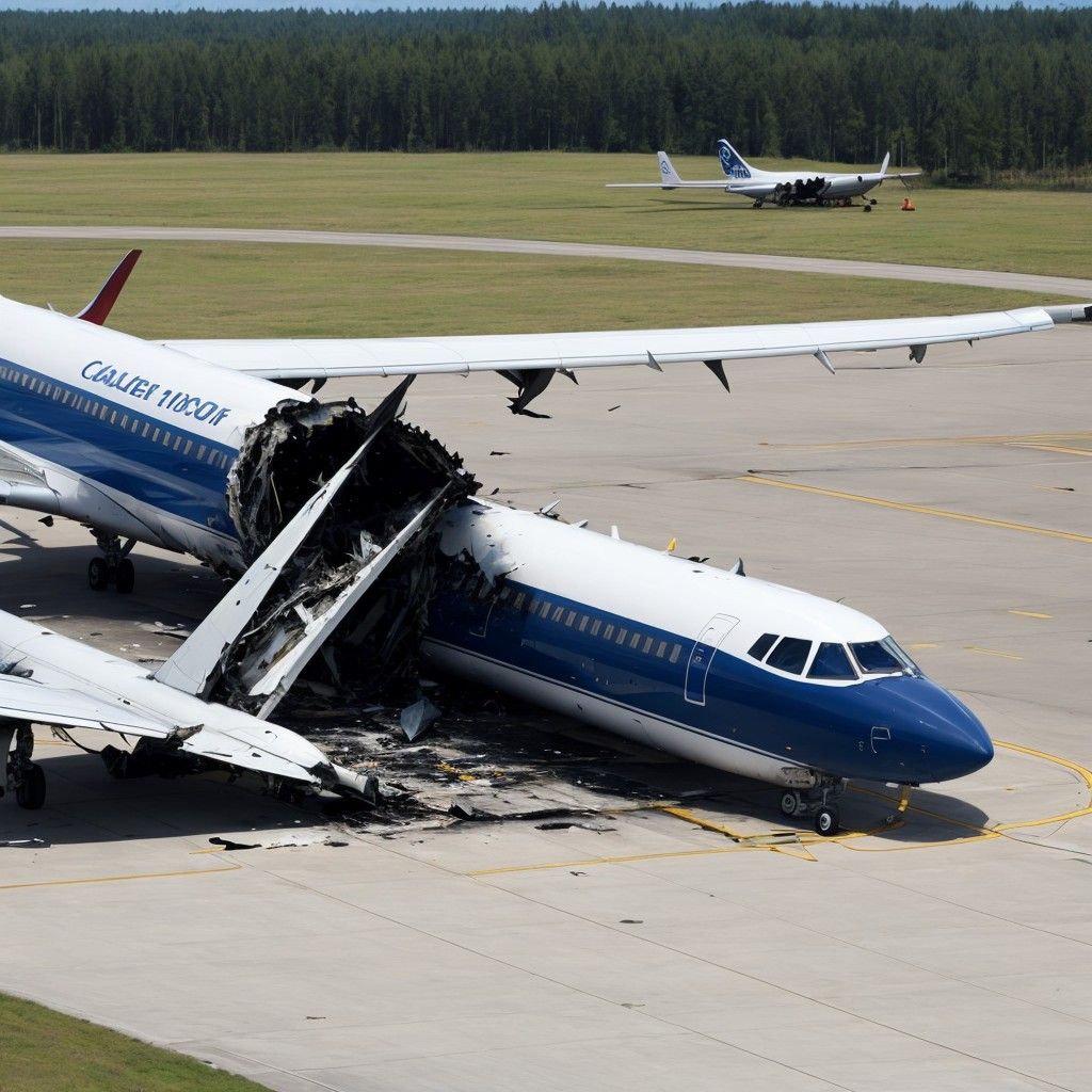 plane collided into plane 