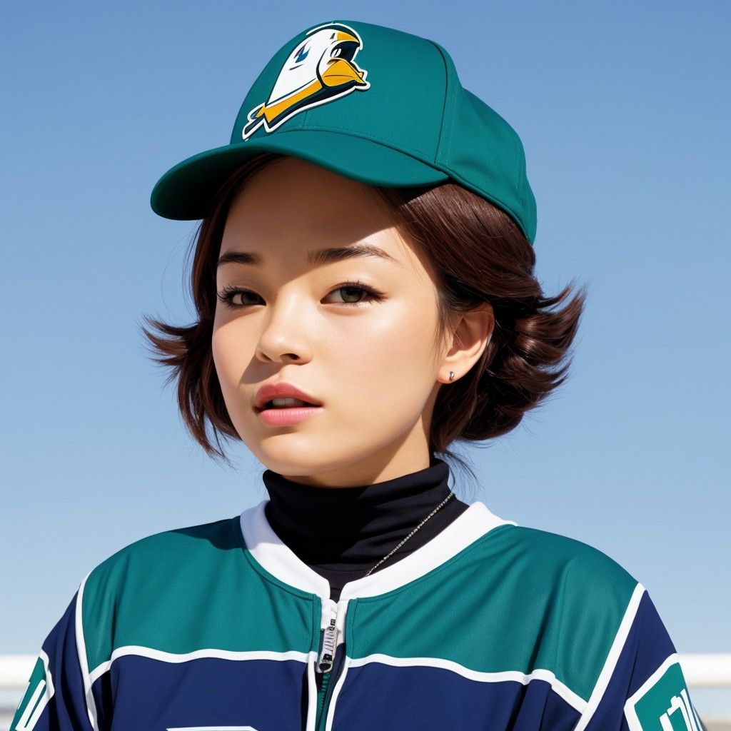 (Mighty ducks logo) (as a waifu)