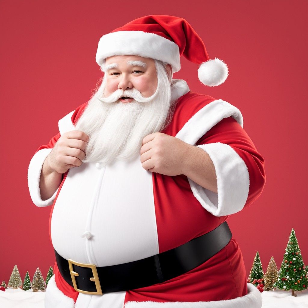 santa as fat as possible
