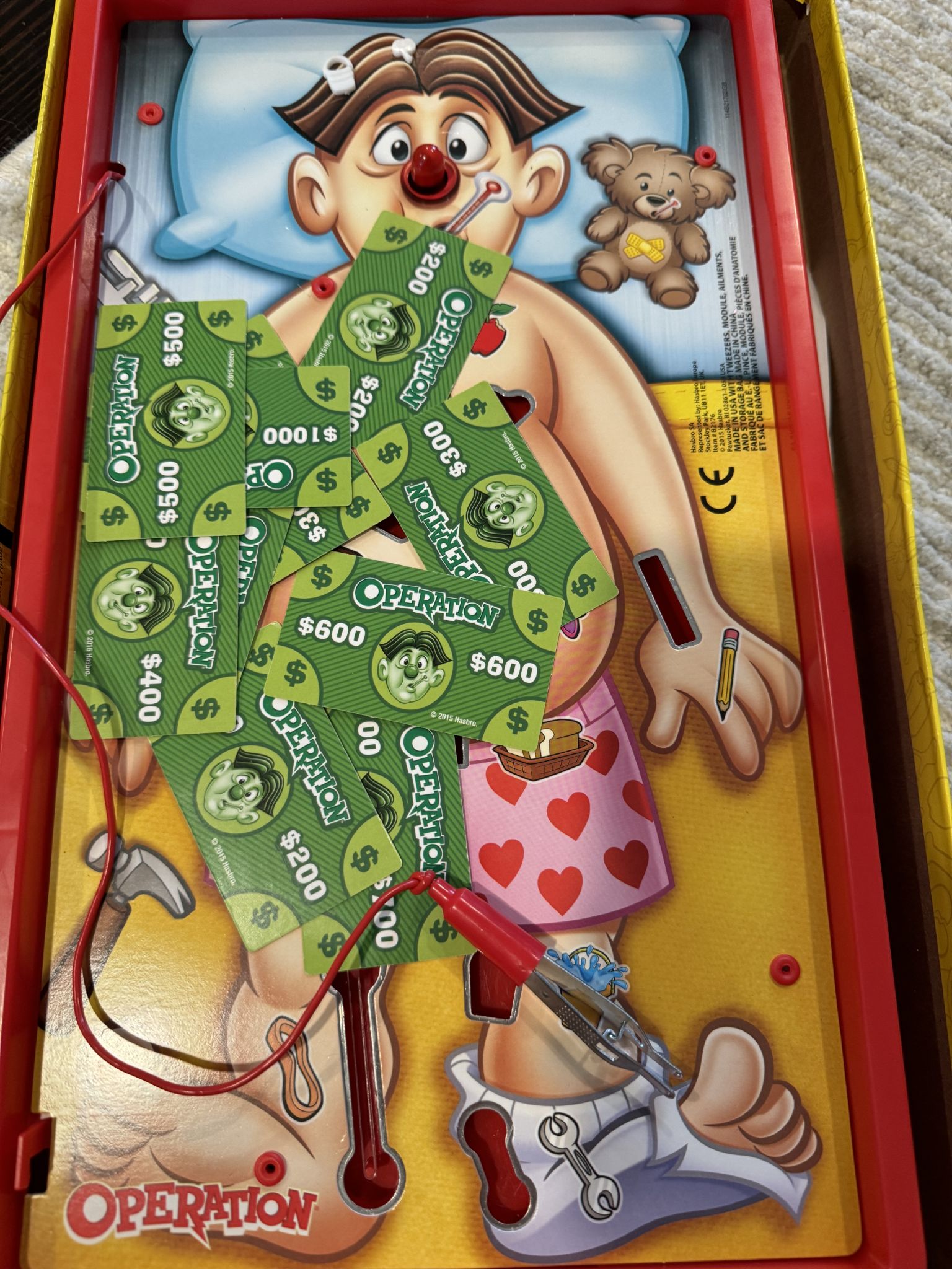 Modern version of Operation becoming a bit mask off at this point