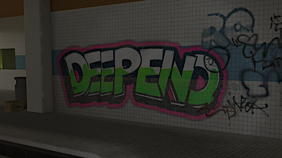 Graffiti art generated on stabledyne