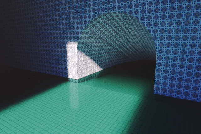 a shallow dream pool that has a tunnel descending into darkness