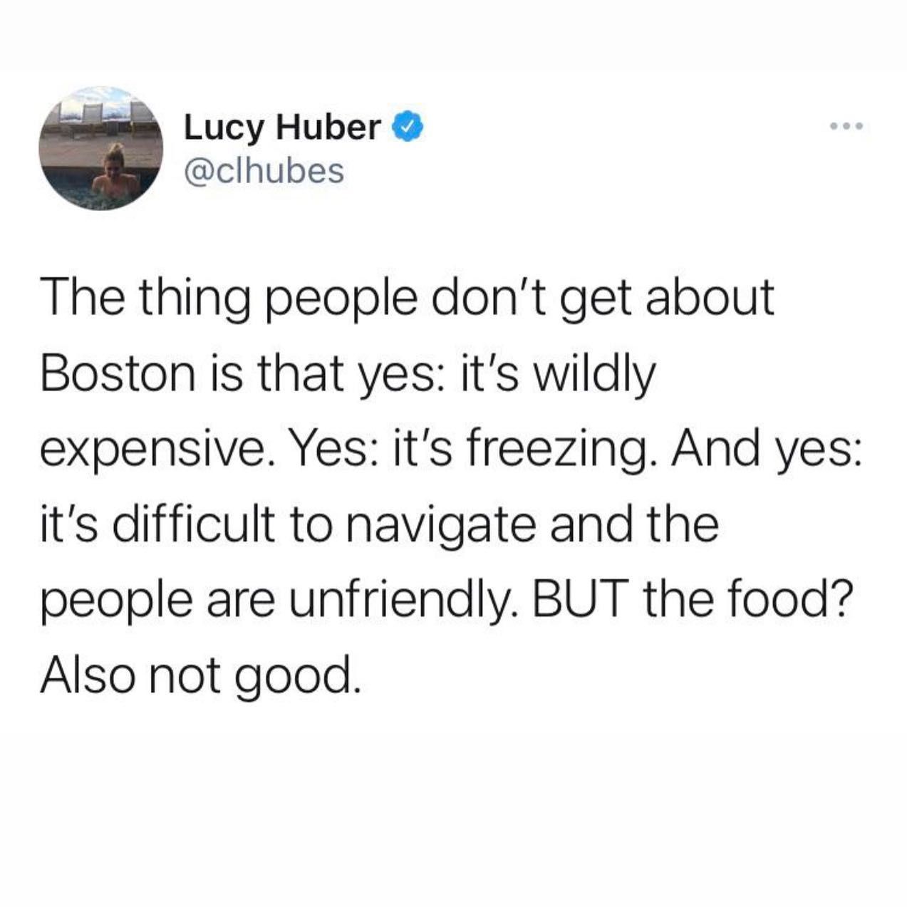 Never been. 