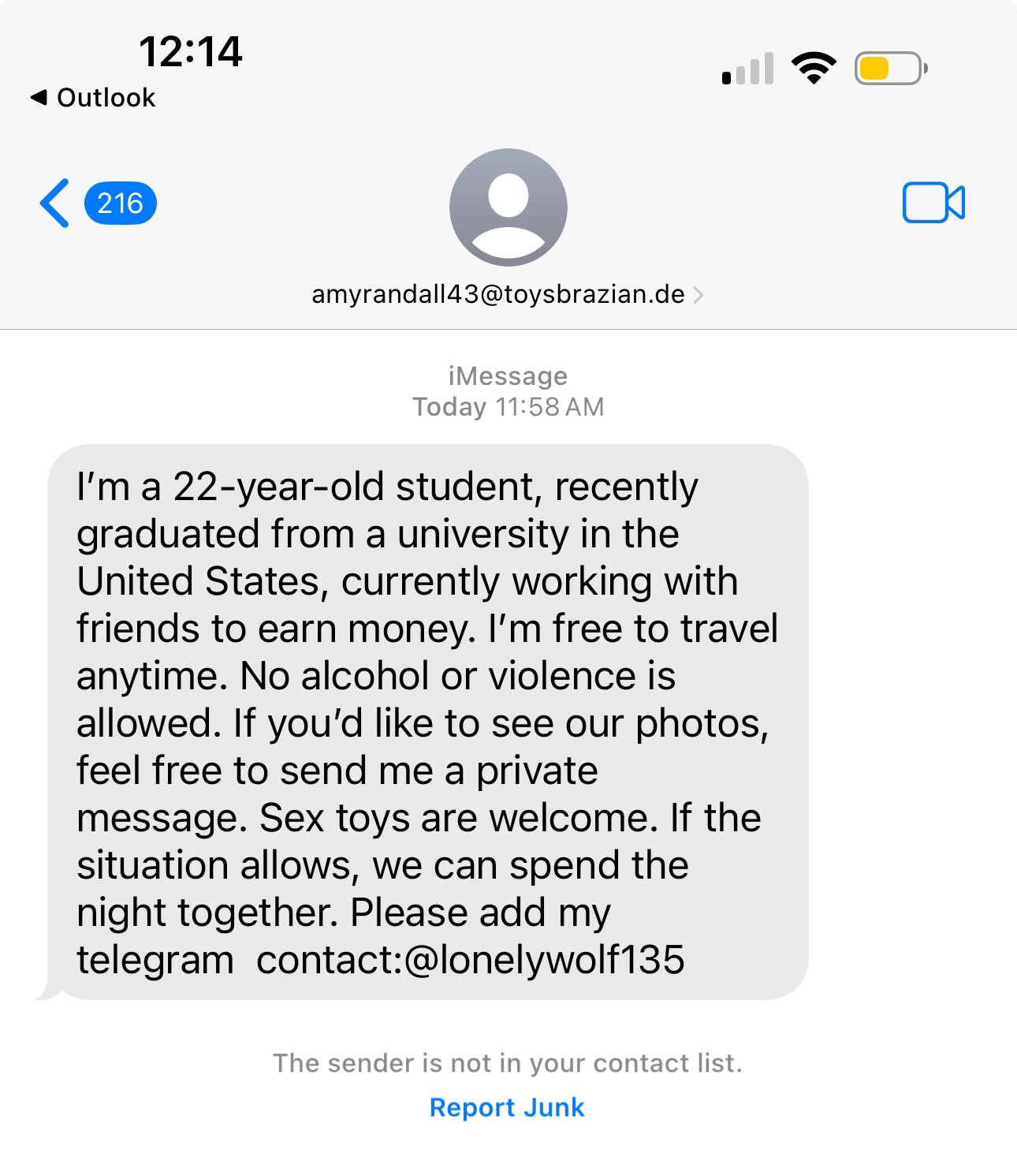 Wake up, honey, new text spam just dropped