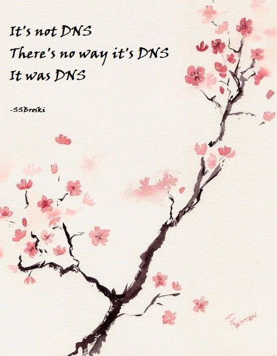 A haiku about DNS