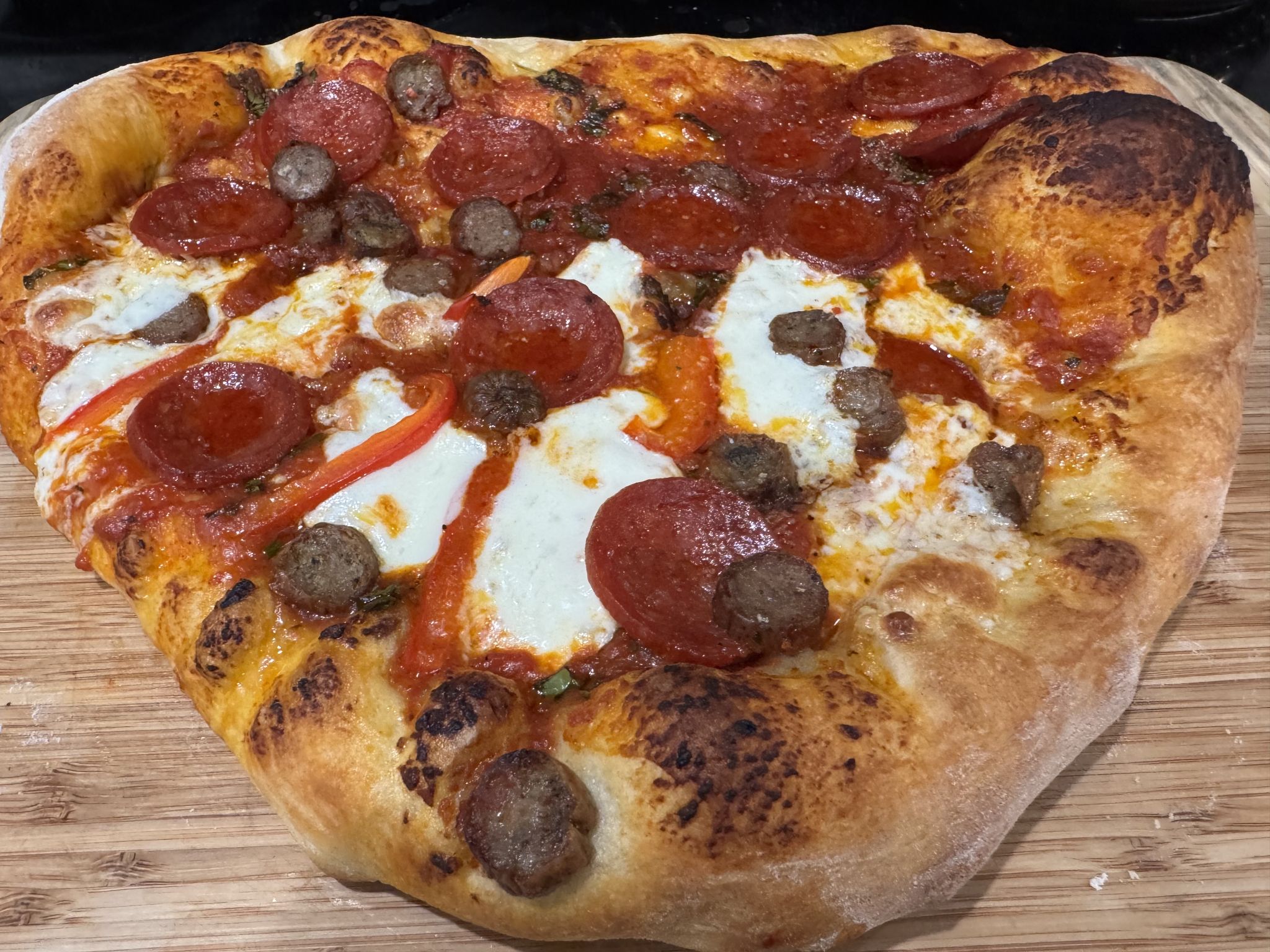 Pepperoni and sausage 
