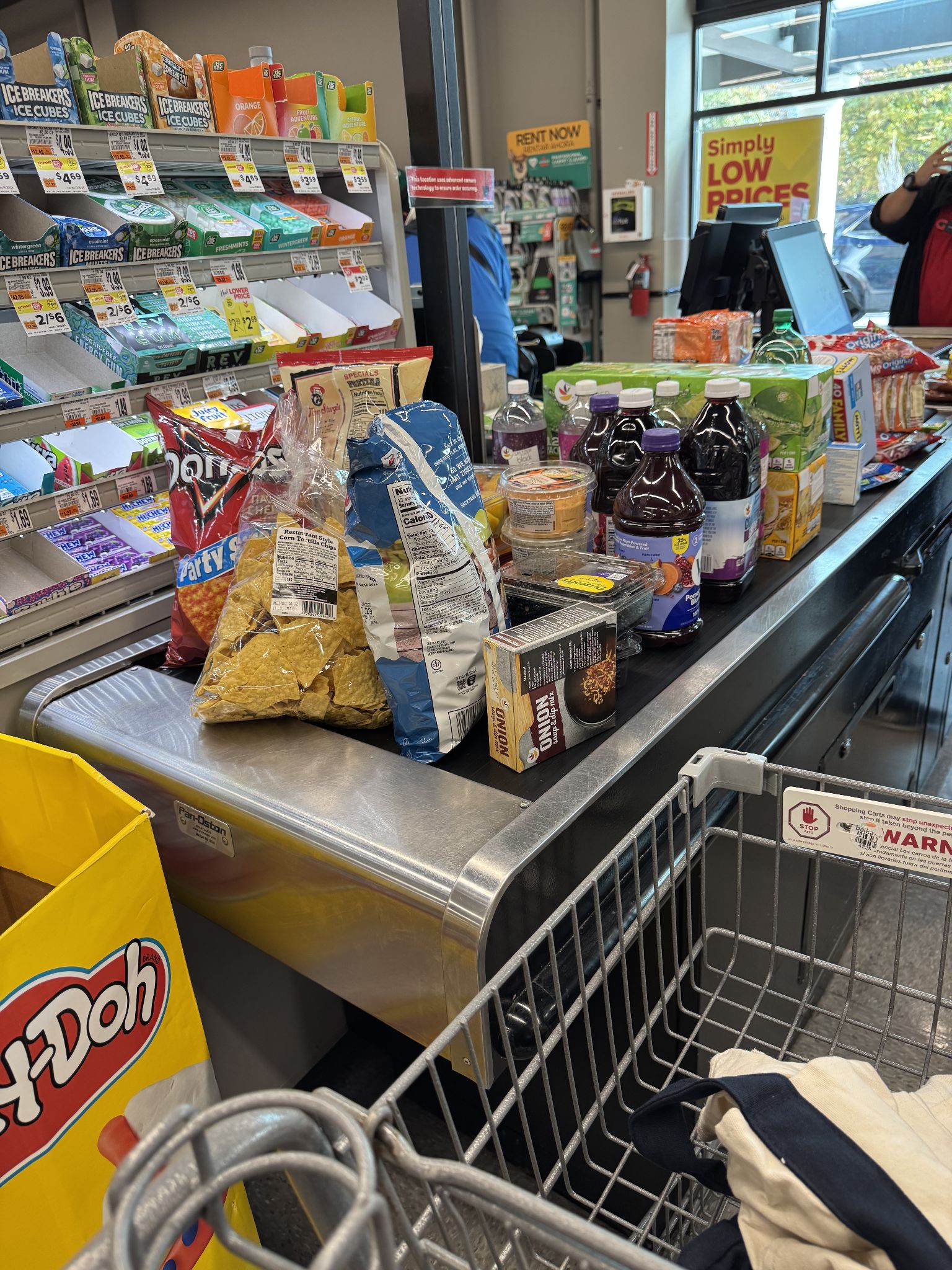 Speaking of dumb machines, the self checkout machine I had to stand in line for broke down 