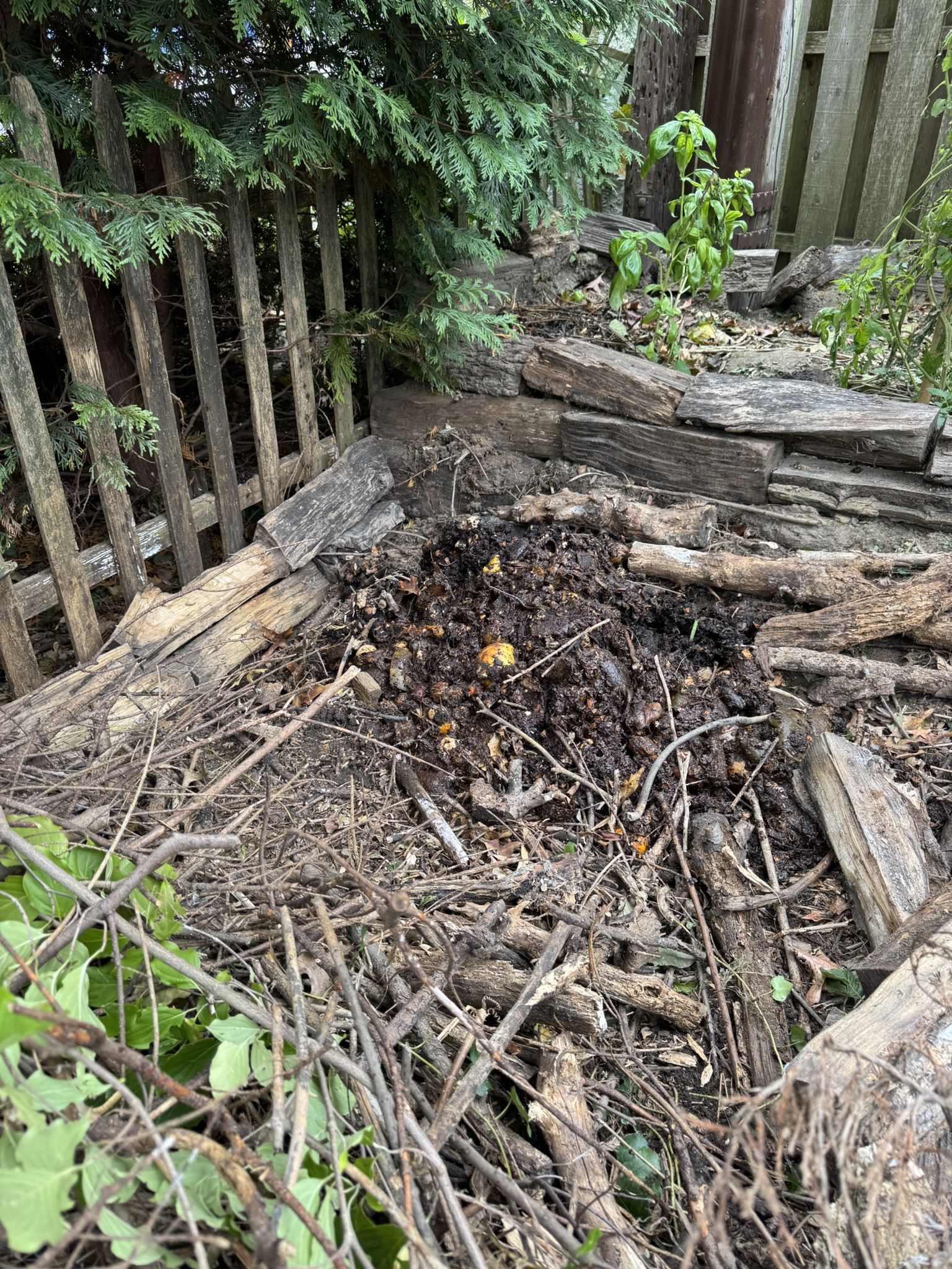 And this was the before for that corner or midway through I guess