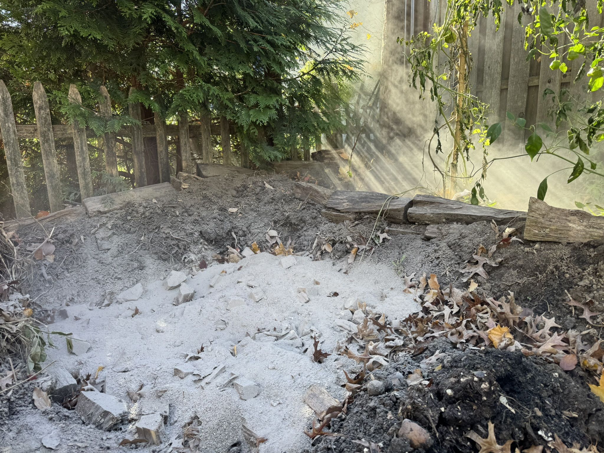 And probably like bone meal or something