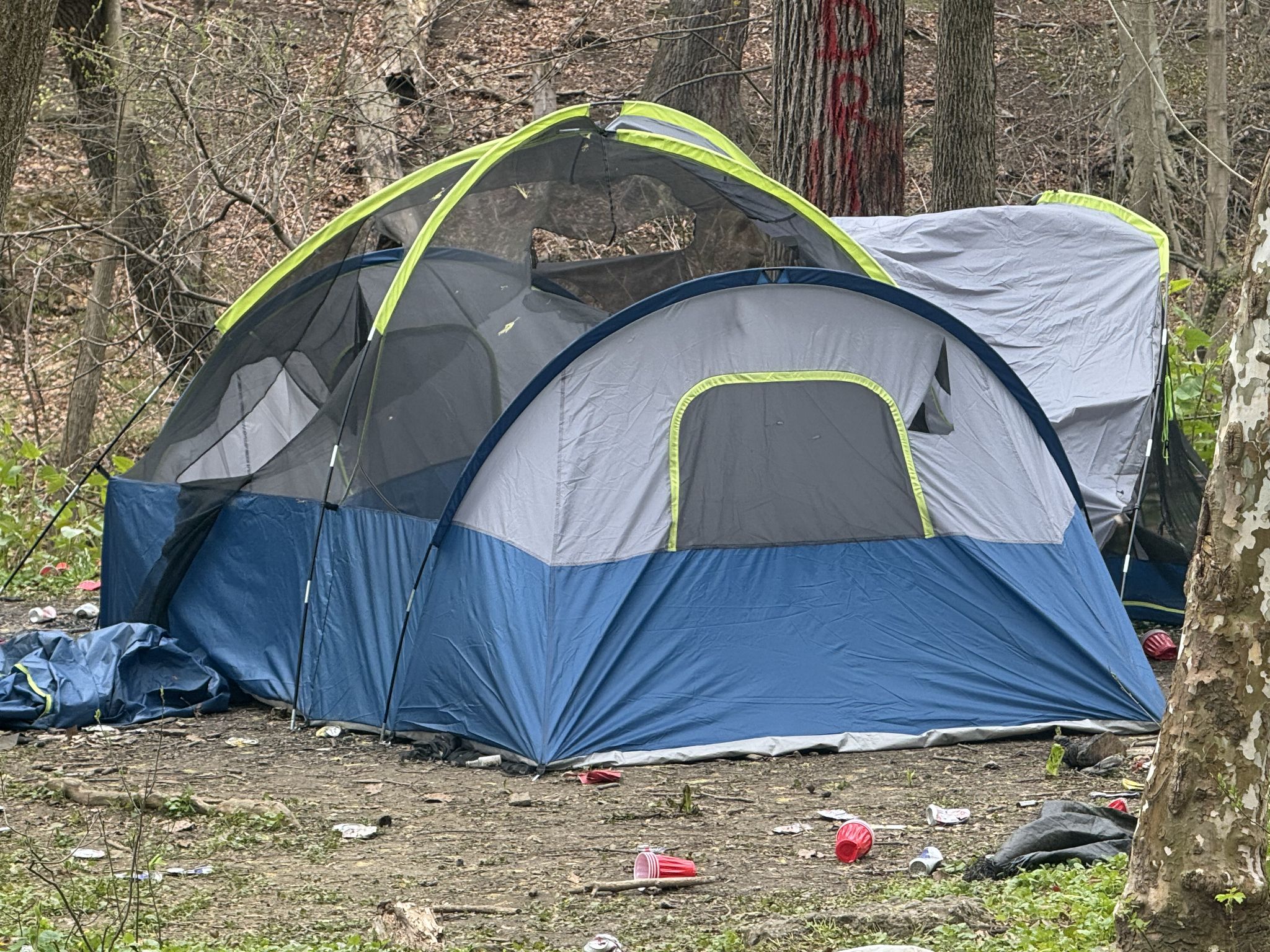 Ah, a tent. For camping 