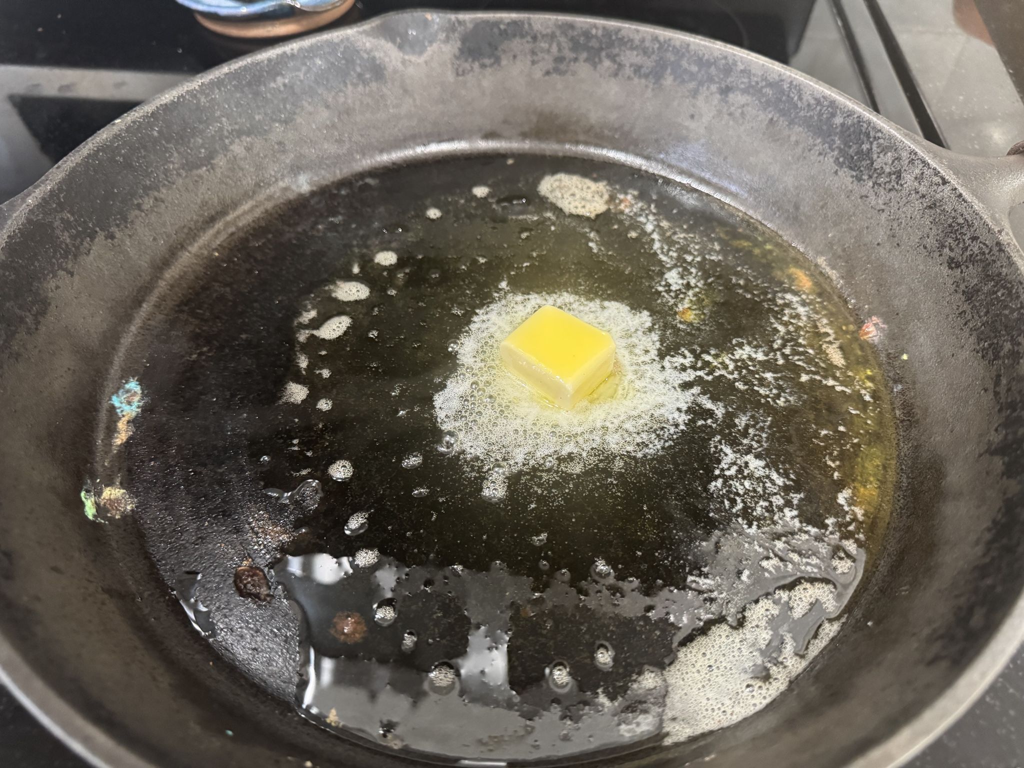 Butter in cast iron, the best way to start a meal